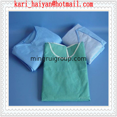SPP , SMS Green Sterile Disposable Surgical Gown and Cap for Hospital