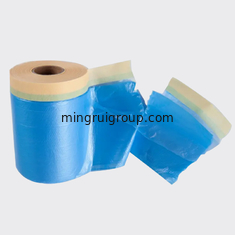 High Temperture Crepe Paper Pre-Taped Masking Film for Automotive Painting