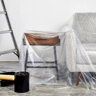 Plastic Tarps for Painting, Painters Drop Cloths, Lightweight Dust Covers for Furniture